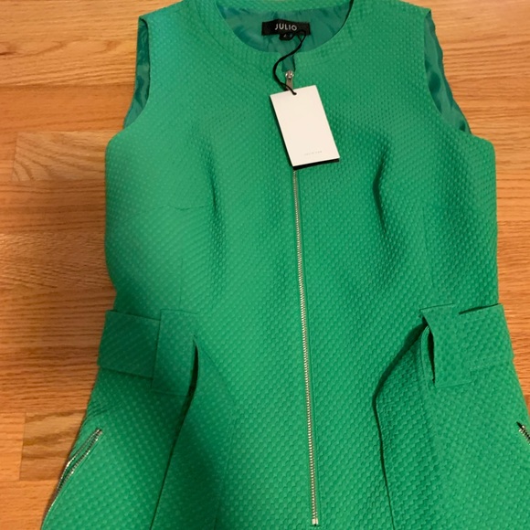 Brand NWT green zip up sleeveless dress - Picture 6 of 6